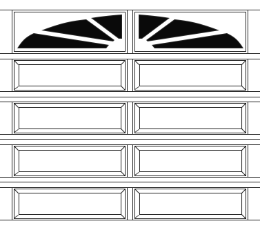 Williamburg, Narrow 5 Section, 2 Panel