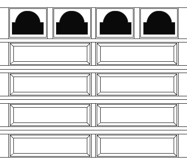 Cathedral Narrow(2) 5 Section 2 Panel