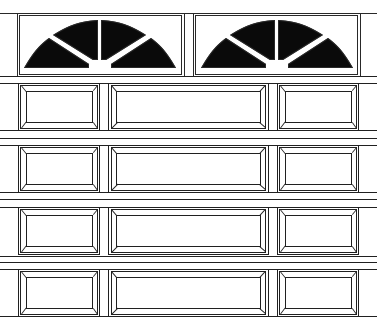 Sherwood, Narrow 5 Section, 3 Panel II