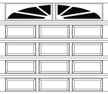 Williamburg, Narrow 5 Section, 3 Panel