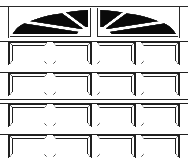 Williamburg, Narrow 5 Section, 4 Panel