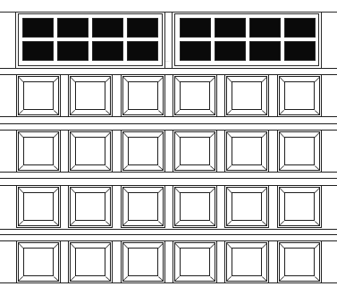 Stockton, Narrow 5 Section, 6 Panel