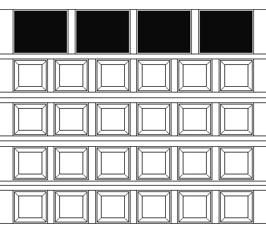 Plain Lite Narrow(2) 5 Section 6 Panel