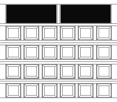 Plain Lite, Narrow 5 Section, 6 Panel